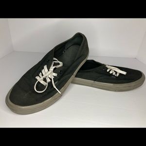 Black on Grey Classic Vans Size US Men’s 10